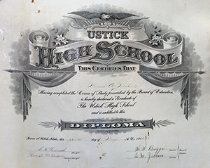 Ustick High School Diploma