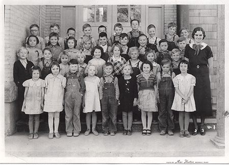 Ustick Grade School Students 1936-37